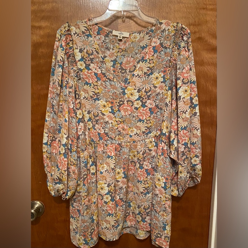 Entro Floral Babydoll Top